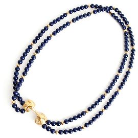 Collana Kenneth Jay Lane Capricorn blu scuro Blu scuro
