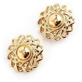 Clip da sole vintage Givenchy sugli orecchini D'oro