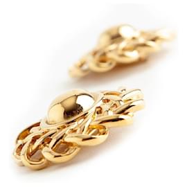 Givenchy-Boucles d'oreilles clip soleil vintage Givenchy-Doré