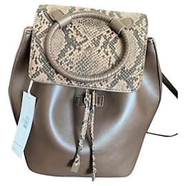 Alain Manoukian Backpacks Brown