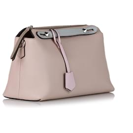 Fendi-Sacoche en cuir rose By The Way Fendi-Rose,Bleu,Bleu clair