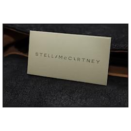 Stella Mc Cartney-Stella McCartney Beckett Chain Umhängetasche aus schwarzem Leder-Schwarz