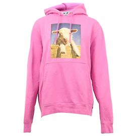 Sudadera con capucha de algodón rosa con estampado de ovejas Sandro Paris Rosa