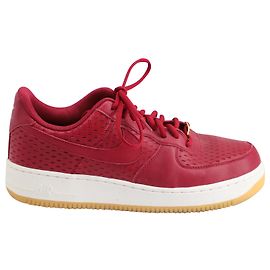 Nike Air Force 1 in edlem rotem Leder Rot