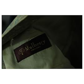 Mulberry-Green Print Vintage Vest-Green