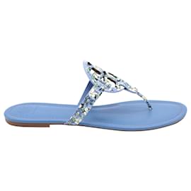 Tory Burch-Tory Burch Miller Sandals in Blue Leather-Other