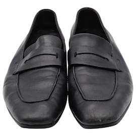 Ermenegildo Zegna-Ermenegildo Zegna Loafers in Black Leather-Black