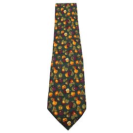 Valentino Corbata Seda Estampado Frutas Otro