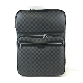 Louis Vuitton-Louis Vuitton Pegase 55 Damier Graphite Canvas-Black