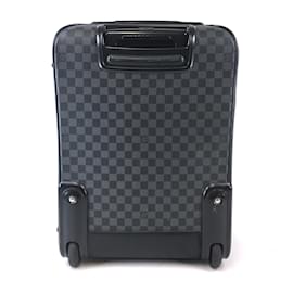 Louis Vuitton-Louis Vuitton Pegase 55 Damier Graphite Canvas-Black
