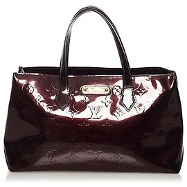 Louis Vuitton Purple Vernis Wilshire PM Purple