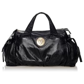 Gucci-Gucci Black Hysteria Leather Tote Bag-Black