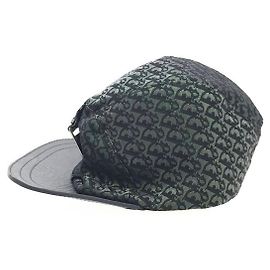 Christian Dior Seltene Galliano Street-Chic Diorissimo Logo Plate Cap Schwarz