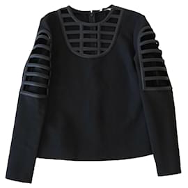 Fendi-Spring summer 2015 runway top-Black