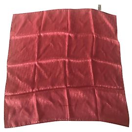 Lenço Dior Monograma de Seda Rosa Rosa