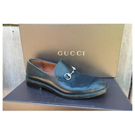 Gucci-gucci p loafers 43-Black