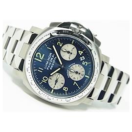 Panerai-PANERAI Luminor Chrono Regatta 2003 40 MM PAM00168 399 Lot Limited Mens-Blue