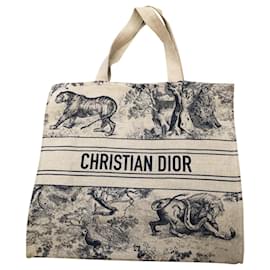 Christian Dior-Totes-Blu,Beige