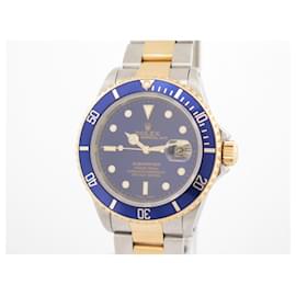 Rolex-NEW ROLEX SUBMARINER WATCH 11613 40 MM AUTOMATIC GOLD & STEEL BOX NEW WATCH-Silvery