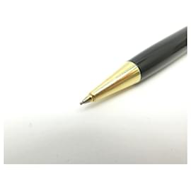 Montblanc-MONTBLANC PEN MEISTERSTUCK CLASSIC RESIN GOLD PLATED PEN-Black