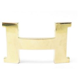 Hermès HEBILLA DE CINTURÓN HERMES H CONSTANCE 42 CINTURÓN HEBILLA DORADA MM XL METAL DORADO Dorado