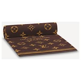 Louis Vuitton-LV Beach towel brown monogram-Brown