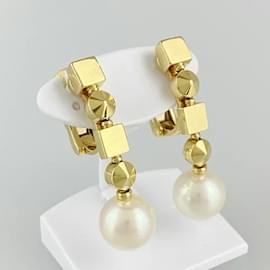 Bulgari-Earrings-White,Gold hardware