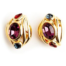 Clips d'oreilles multicolores Givenchy Multicolore