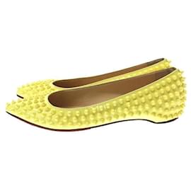 Christian Louboutin-Christian Louboutin Flat pumps / 34.5 / YLW-Yellow