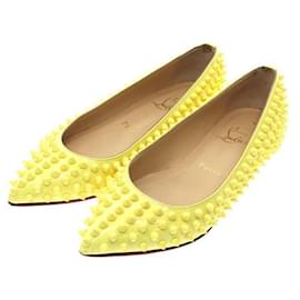 Christian Louboutin-Christian Louboutin Flat pumps / 34.5 / YLW-Yellow