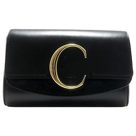 Chloé Chloe Black C Ledergürteltasche Schwarz