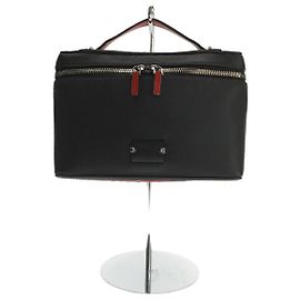 Christian Louboutin Second bag / leather / BLK / plain Black