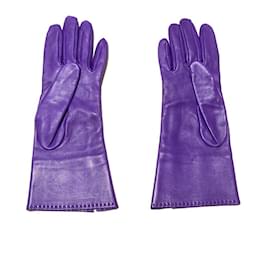 Hermès-Hermès Gloves-Purple