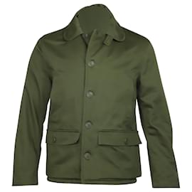 Junya Watanabe-Junya Watanabe Deck Jacket in Green Cotton-Green,Khaki