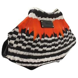 Alexander Mcqueen-Colorful Print Satin Clutch-Other