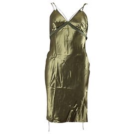 Robe nuisette Alexander Wang en viscose vert olive Vert Vert olive