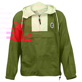 Coach-Coach Anorak Jacket in Red Nylon-Red