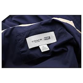 Coach-Coach X Marvel Anorak in Navy Blue Nylon-Navy blue