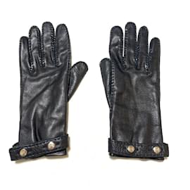 Hermès-Hermès Gloves-Black