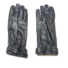 Hermès-Hermès Gloves-Black