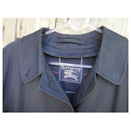 Burberry-waterproof Burberry vintage t 42 with removable lining-Navy blue