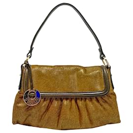Fendi-Fendi Brown Chef Pony Hair Shoulder Bag-Brown,Light brown