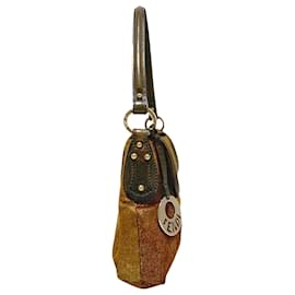 Fendi-Fendi Brown Chef Pony Hair Shoulder Bag-Brown,Light brown