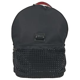 Christian Louboutin-Christian Louboutin Backpack / Nylon / BLK / Spike studs-Black