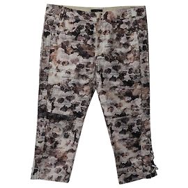 Pantaloni cropped Isabel Marant Dessie in cotone marrone Marrone