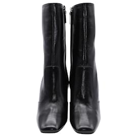 Saint Laurent-Saint Laurent Ankle Boots in Black Leather-Black