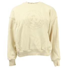 Autre Marque-Suéter extragrande de algodón color crema de Acne Studios-Blanco,Crudo