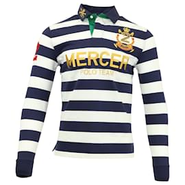 Ralph Lauren-Ralph Lauren Camisa Polo Mercer Listrada em Algodão Multicolorido-Multicor