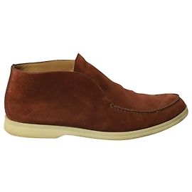Bottines Loro Piana Open Walk en Daim Marron Marron