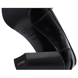 Church's-Church's High Heel Loafers in Black Patent Leather-Black